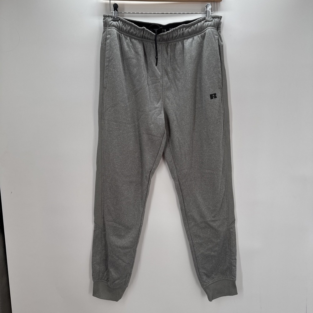 Russell Athletic Sweatpants Men L Gray Jogger Casual Training Lightweight
